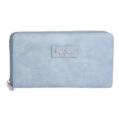 Carteira de Senhora c/ Fecho PEPE JEANS Jana Azul Claro | Ref. 186.7148542