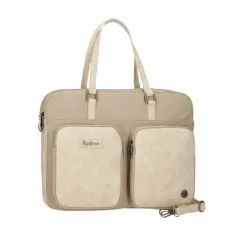 Pasta para Computador 15.6” 2C Adapt. PEPE JEANS Jana Bege | Ref. 186.7146041