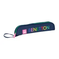 Porta-Flautas BENETTON Damero Azul Marinho | Ref. 248.812550284