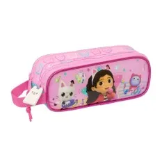 Estojo Escolar Duplo GABBY’S Dollhouse “Party” Rosa | Ref. 248.812427513