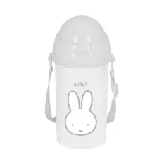 Garrafa 500ml Abertura Aut. c/ Palhinha MIFFY Niebla Cinza | Ref. 248.312491899