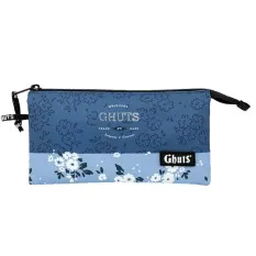 GHUTS Estojo Escolar Triplo GH109 P14 Blue Style 1092514 | Ref. 294.2510914
