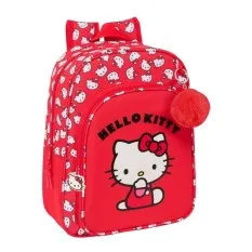 Mochila Infantil Adap. 34Cm HELLO KITTY Iconic Vermelha | Ref. 248.612388185