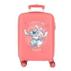 Mala de Cabine / Trolley 50cm 4R STITCH Cuddle Me Coral | Ref. 186.4041343