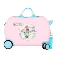 Mala de Viagem Infantil ABS 4R Easyjet MINNIE Florals Rosa | Ref. 186.2411021