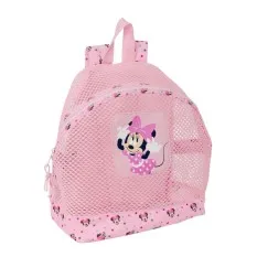 Mochila Anti-Areia 24Cm MINNIE Naive Rosa Claro | Ref. 248.622412610
