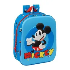 Mochila de Criança 27Cm MICKEY 3D Azul | Ref. 248.622450011