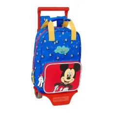 Mochila de Criança 28Cm c/ Carro MICKEY Good Day Azul | Ref. 248.612514280