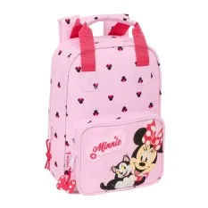 Mochila Infantil com Alças 28Cm MINNIE Naive Rosa Claro | Ref. 248.612512765