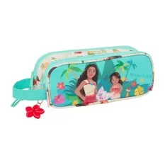 Estojo Escolar Duplo VAIANA Ocean Sisters Turquesa | Ref. 248.812442513