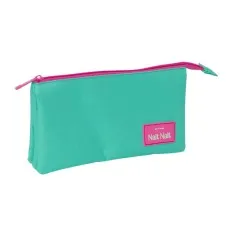 Estojo Escolar Triplo NAIT NAIT Verde Mint | Ref. 248.103821