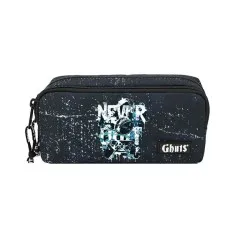 GHUTS Estojo Escolar Duplo GH128 P24 Never Quit 1282524 | Ref. 294.2512824