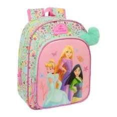 Mochila Infantil Adap. 34Cm PRINCESAS Bloom Verde Menta | Ref. 248.612580185