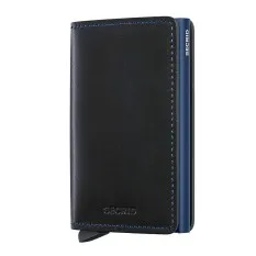 Carteira SECRID Slimwallet Original Black-Navy | Ref. 297.SO-BN