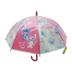 Guarda-Chuva Automático 48.5cm STITCH Rosa | Ref. 248.DISLIS5250C36