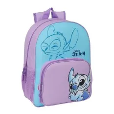 Mochila Escolar Adap. 42Cm STITCH Sweet Lilás | Ref. 248.612417180