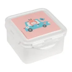Caixa para Lanche Pré-Escolar SAFTA “Jirafa” Rosa | Ref. 248.342492916
