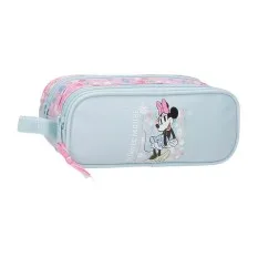 Estojo Escolar Duplo MINNIE Happy Azul Claro | Ref. 186.4924242