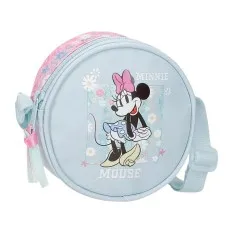 Malinha de Tiracolo Redonda MINNIE Happy Azul Claro | Ref. 186.4925142