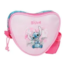 Bolsa de Tiracolo Coração STITCH Heart Rosa | Ref. 186.4985542