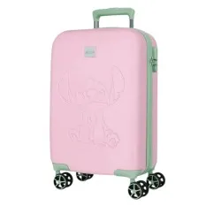 Mala de Cabine / Trolley 55cm 4R STITCH Traveling With Stitch Malva | Ref. 186.5448521