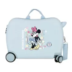 Mala de Viagem Infantil ABS 50cm 4R MINNIE Happy Azul | Ref. 186.4929841