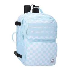 Mochila Escolar/Cabine 40x28x20 cm Vueling/Wizz ENSO Fleur Squares | Ref. 186.9872622
