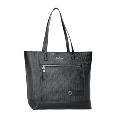 Saco de Ombro para Portátil/Tablet PEPE JEANS Sprig Preto | Ref. 186.7917533