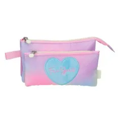 Estojo Escolar Triplo ENSO Free Spirit Rosa | Ref. 186.9834321