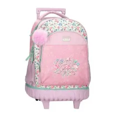 Mochila Escolar Compacta 2R MOVOM My Little Garden Malva | Ref. 186.3062942