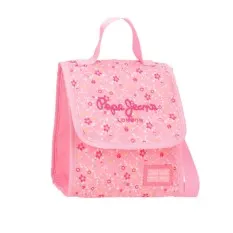 Lancheira Térmica Adaptável PEPE JEANS Alenka Rosa | Ref. 186.6714623