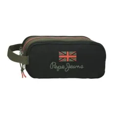 Estojo Escolar 3 Compartimentos PEPE JEANS Ponder Caqui | Ref. 186.6894721