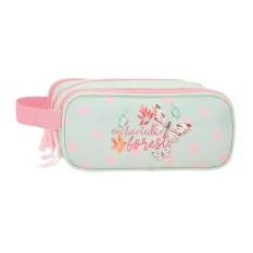 Estojo Escolar Três Compartimentos MOVOM Enchanted Florest Menta | Ref. 186.3744721
