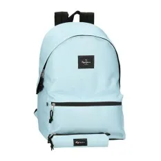 Mochila para Portátil + Estojo PEPE JEANS Aris Colorful Azul | Ref. 186.63292C6