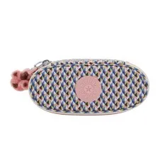 Estojo Escolar Oval KIPLING Duobox Girly Geo | Ref. 187.40KI6231Z84