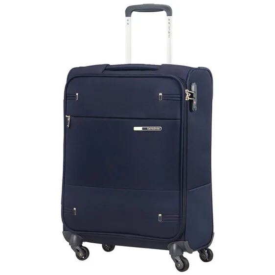 SAMSONITE Mala de Cabine / Trolley 55cm 4 Rodas Exp. Base Boost Azul Marinho | Ref. 9238N00341