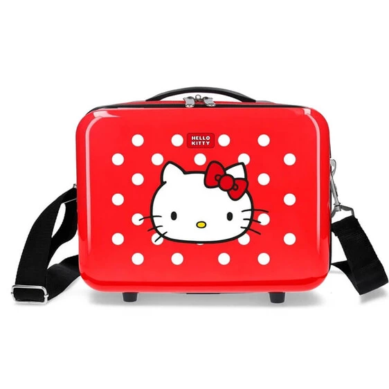 Necessaire Adaptável a Trolley Castle Of Hello Kitty Vermelho | Ref. 186.4223922