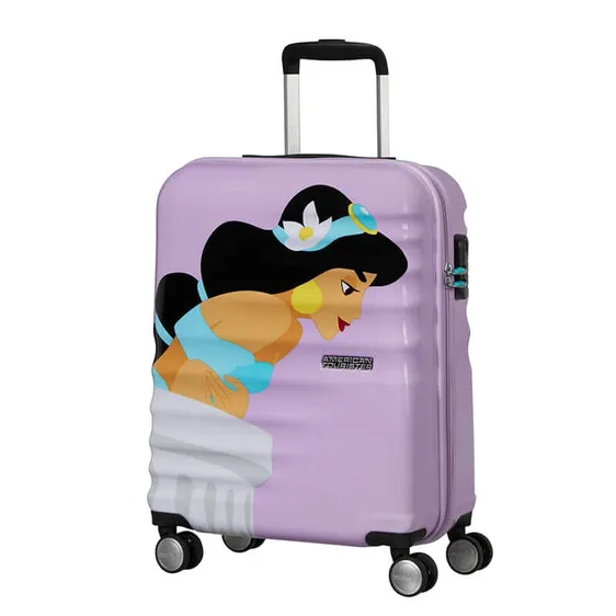 American Tourister Mala/Trolley de Cabine 55cm 4 Rodas Spinner WAVEBREAKER DISNEY Princesa Jasmine | Ref. 9231C01681