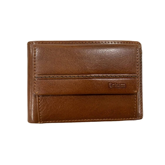 Carteira Porta-Notas com Porta-Moedas RFID ERIUM Mel | Ref. 102.1657M