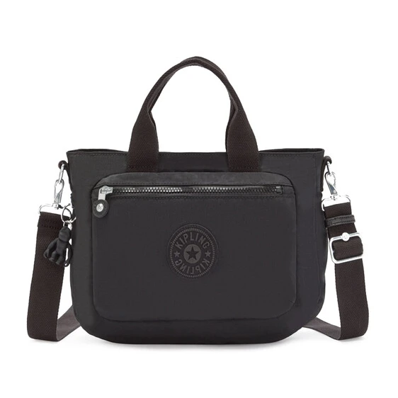 Mala de Senhora Duas Asas Kipling MIHO S Black Noir | Ref. 187.KI2999P39