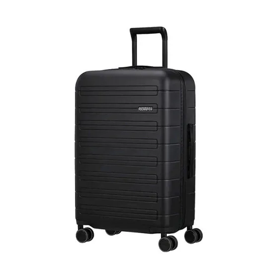 American Tourister Mala de Viagem / Trolley Médio 67cm 4R  Exp NOVASTREAM Preta | Ref. 92MC700261