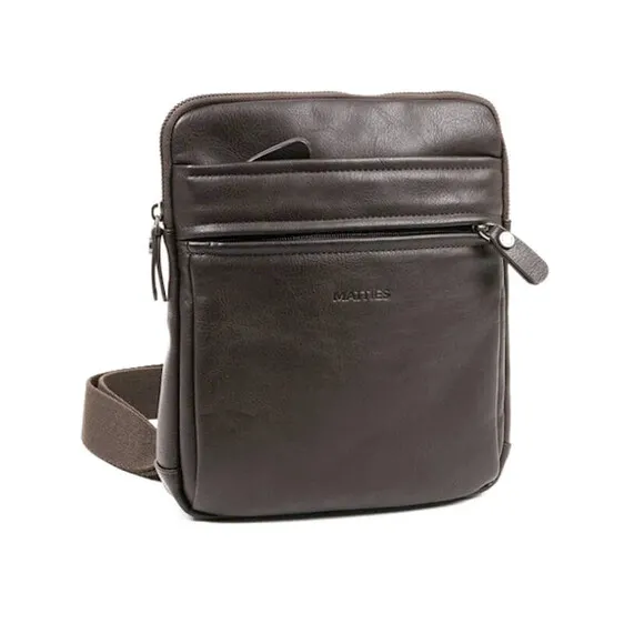 Bolsa de Tiracolo para Homem Matties 40013 Castanha | Ref. 132.40013C