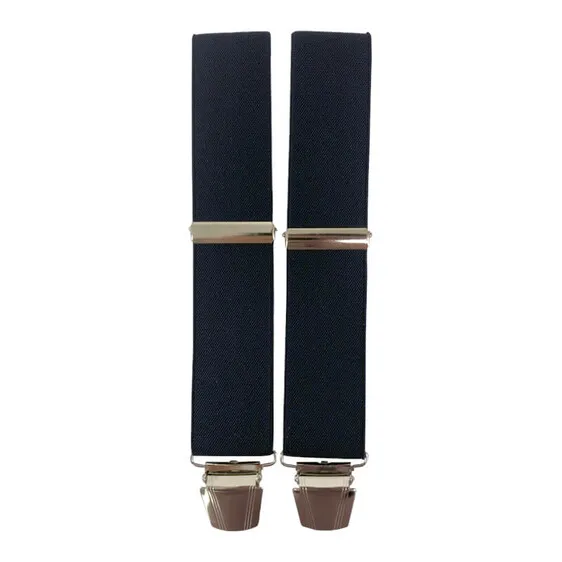 Suspensórios Adulto Lisos Joseph Azul Escuro | Ref. 67.3130AE