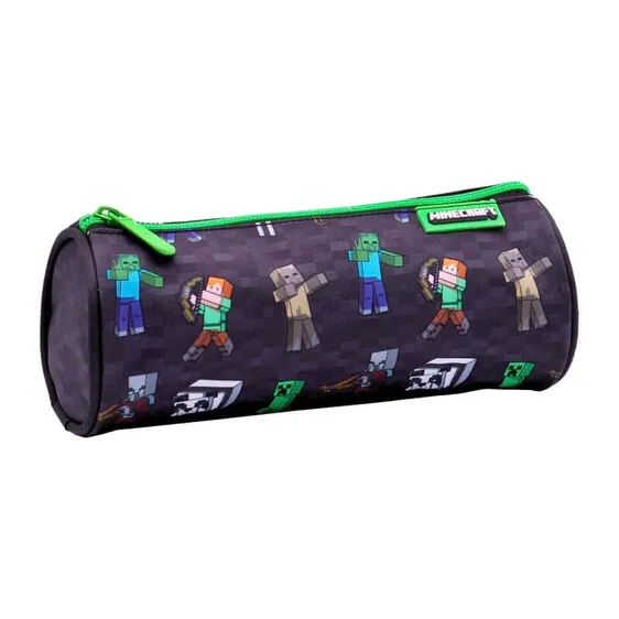 Estojo Escolar Minecraft SKINS Preto | Ref. 332.T106-834