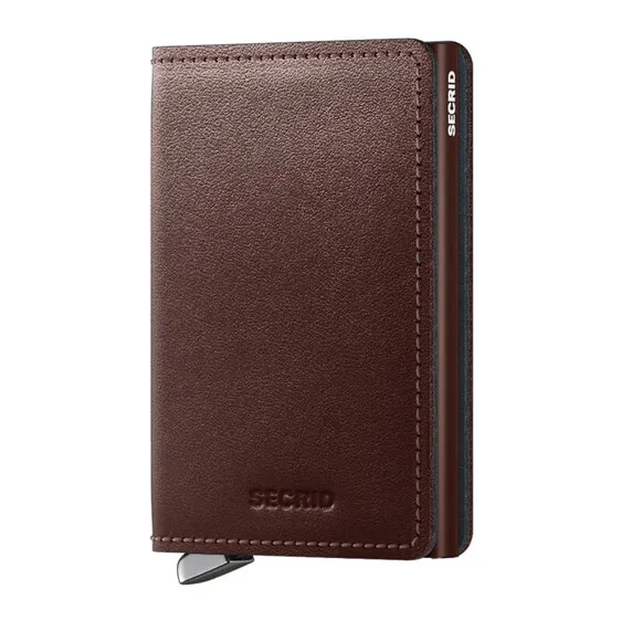 Carteira Secrid Premium SLIMWALLET Dusk Dark Brown | Ref. 297.SDU-DB