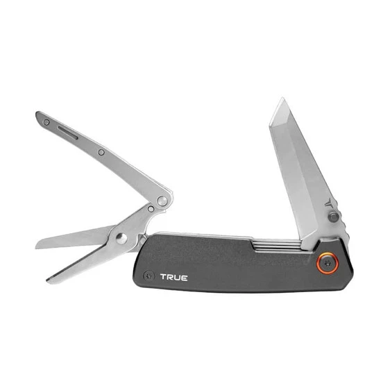 True Utility MTL-0002 Canivete 102mm DUAL CUTTER Cinza | Ref. 314.TRU-MTL-0002