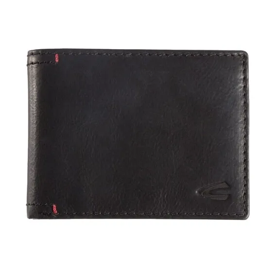 Camel Active Carteira Porta-Notas com Porta-Moedas SALAMANCA Preta | Ref. 9118170360