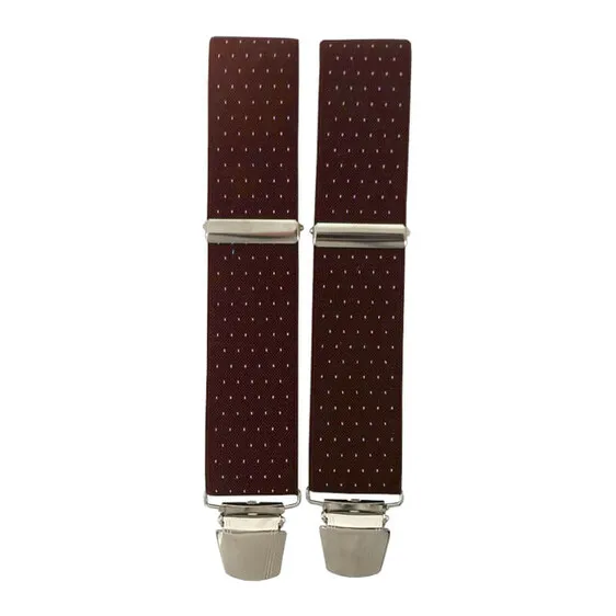 Suspensórios Adulto Joseph Louis c/ Pintas Bordô | Ref. 67.3165BO
