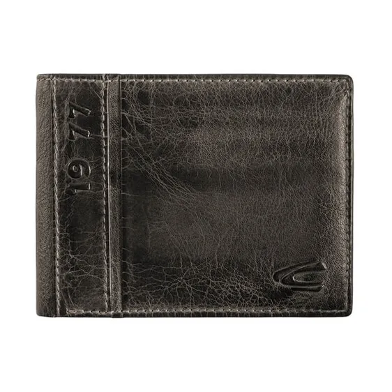 Camel Active Carteira Porta-Notas com Porta-Moedas MELBOURNE Preta | Ref. 9124770260