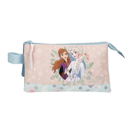 Estojo Escolar Triplo Frozen OWN YOUR DESTINY Azul | Ref. 186.2814321